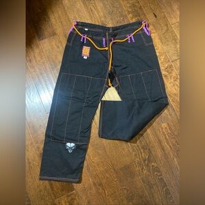 Tatami Fightwear Pants Mens A3 Black Jiu Jitsu Bottom Cotton Uniform GI Dweller